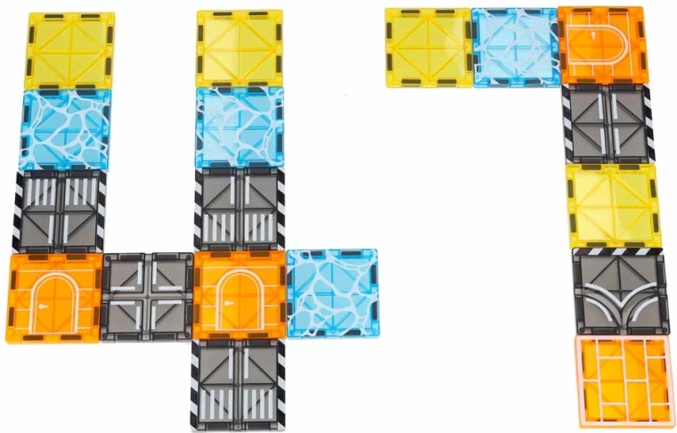 Magnetische onderdelen voor eenvoudig bouwen en 3D-constructies