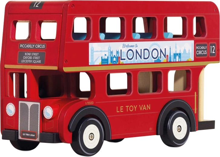 Le Toy Van houten Londense dubbeldekkerbus voor kinderen