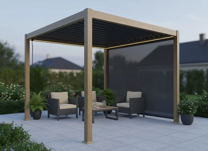 Perfecte toevoeging aan moderne pergola’s