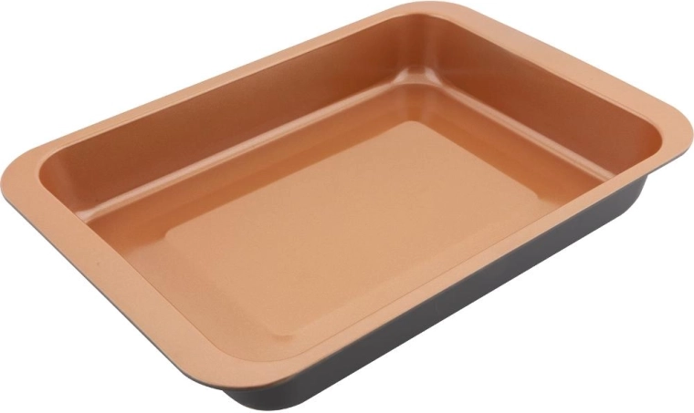 Lamart koperen bakvorm 42 × 29 × 5 cm