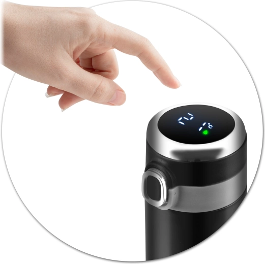 Touch-thermometer in de dop