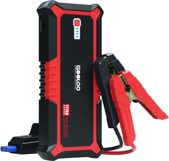 Gooloo GP3000 startbooster en powerbank 12 V 59,2 Wh