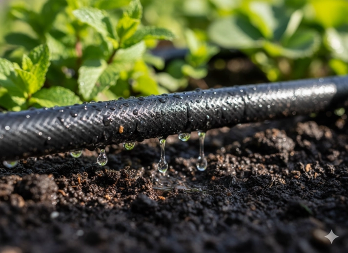 Precieze druppelirrigatie