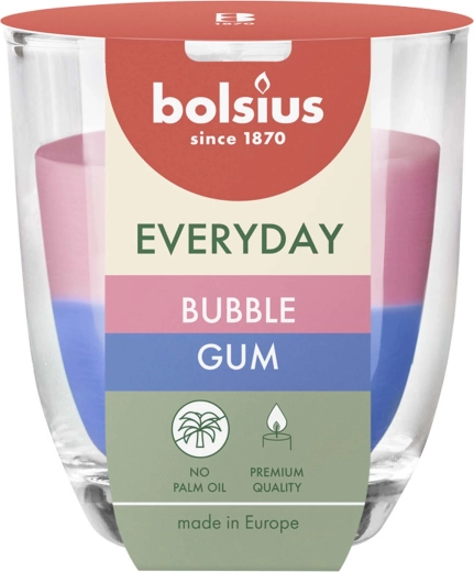 Geurkaars in glas Bubble Gum 8 × 7 cm
