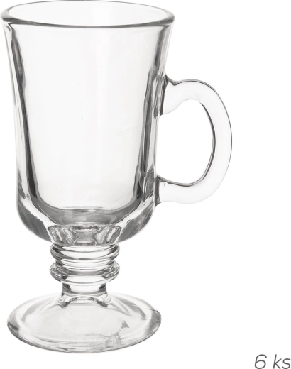 Glazen mok Bill 240 ml (6 stuks)