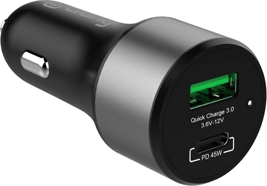 Autolader Power Car Charger 63W USB-C PD en USB QC 3.0