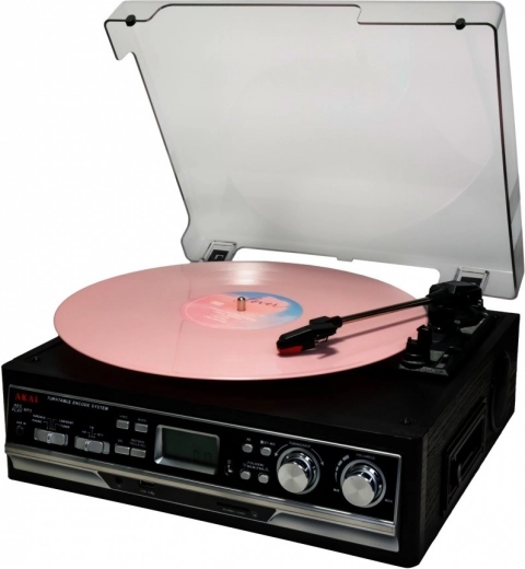 Multifunctionele platenspeler met cassette, radio en bluetooth ATT-15SE