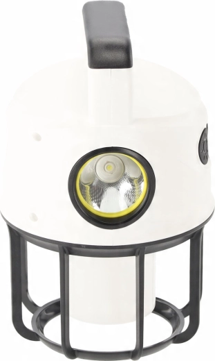 Twee lichtbronnen: oppervlakteverlichting + zijschijnwerper