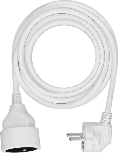 Solight verlengkabel 5 m met 1 stopcontact 16 A, wit - 1 stuk