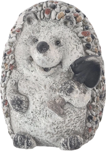 Keramische egel met steenmotief EBI 22 × 19 × 28 cm