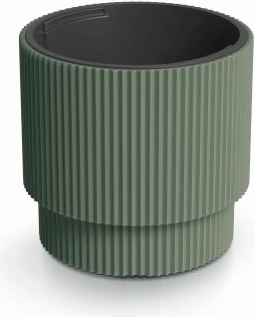 Bloempot Milly met inzet donker groen 29,8 cm
