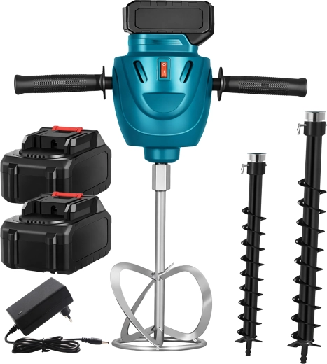 Universeel 2-in-1: mixer en grondboor