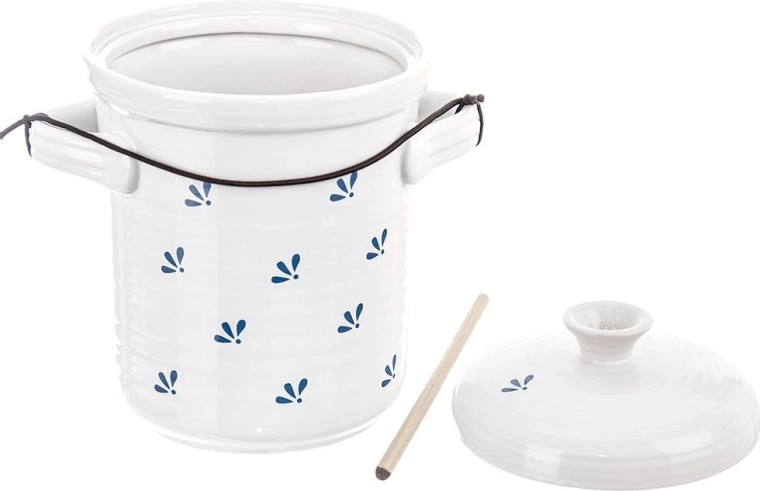 Dubbel deksel en druk voor veilig fermenteren