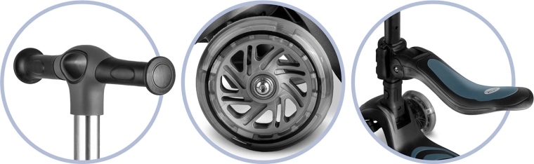 Groeis met het kind: verstelbaar stuur en zadel