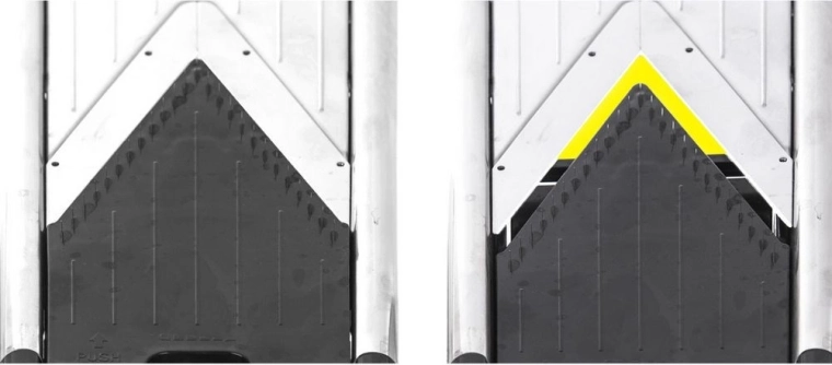 Precieze instelling van de dikte 1–6 mm