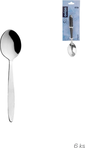 Koffielepeltjes van roestvrij staal Elegant 6 stuks