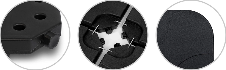 Duurzaam oppervlak en zekere vergrendeling