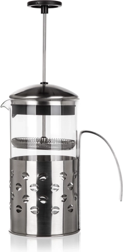 Roestvrijstalen pistonfilter voor zuivere en aromatische koffie