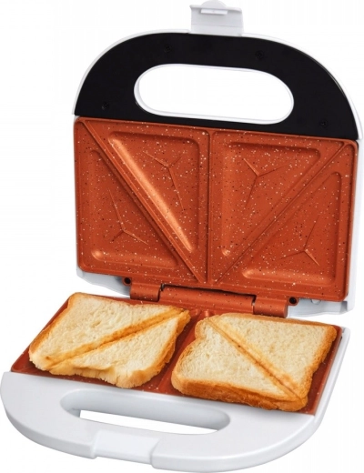 Snelle bereiding van twee sandwiches tegelijk