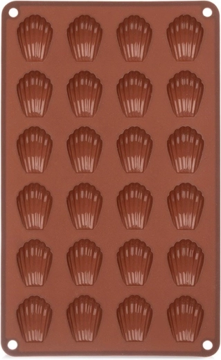 Siliconen bakvorm voor koekjes en pralines in schelpvorm