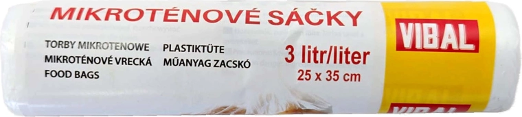 Microtenen zakjes 25 × 35 cm, 50 stuks