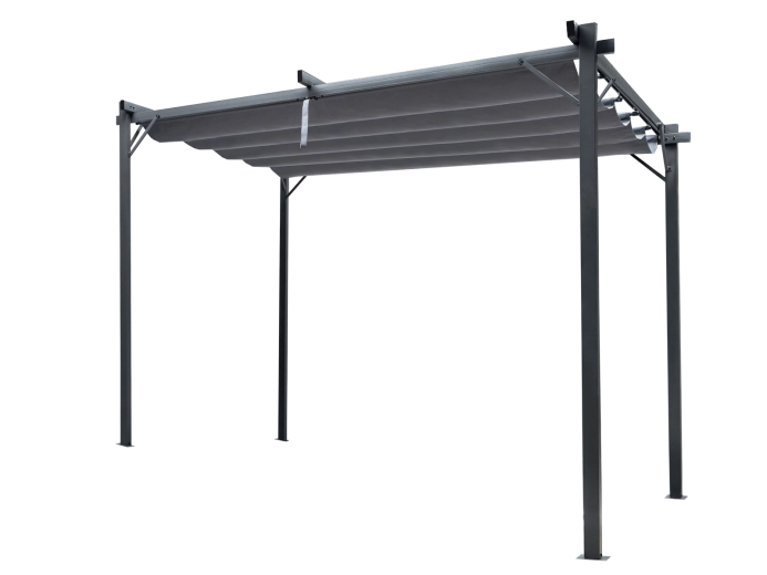 Uitschuifbaar dak voor perfecte schaduw