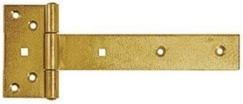 Poortscharnier 200 × 45 × 90 × 35 × 3 mm, geel verzinkt