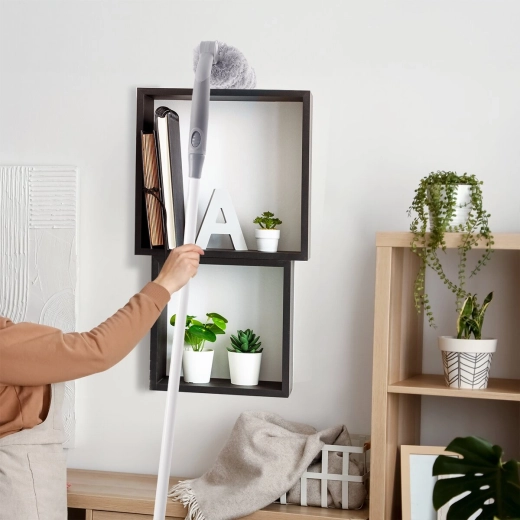 Ideaal voor moeilijk bereikbare plekken (in combinatie met een steel)
