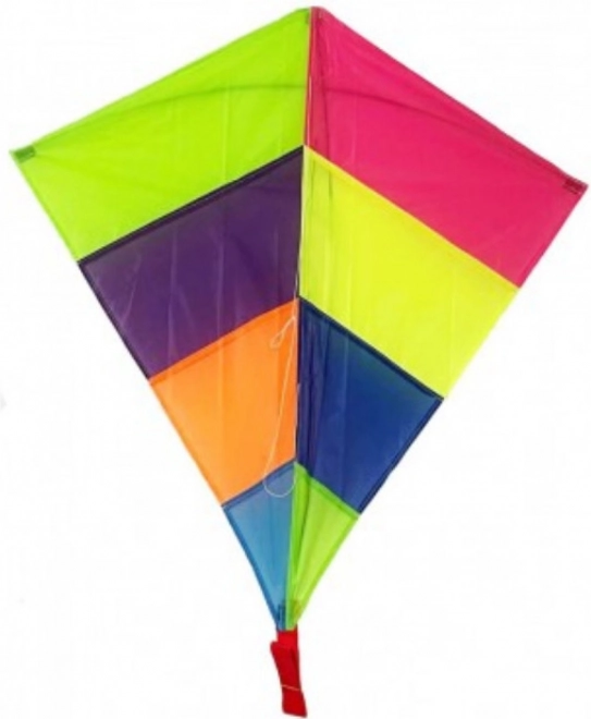 Kleurrijke vlieger van nylon 88x81 cm