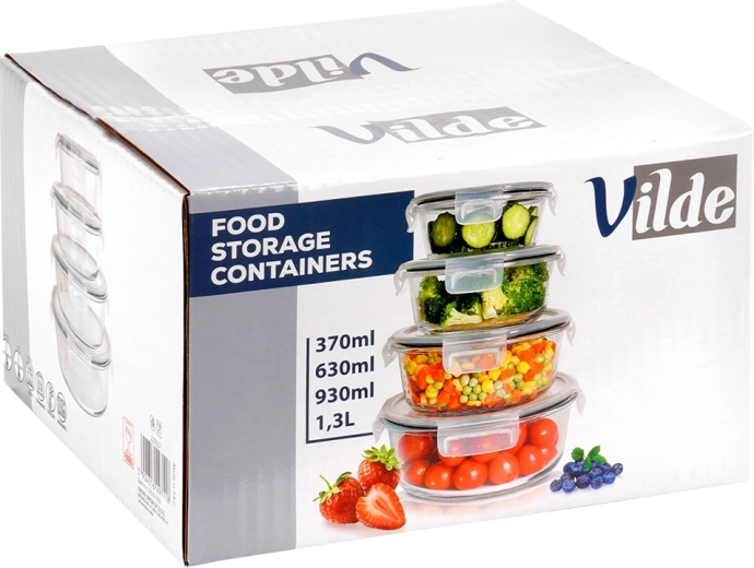 Vier maten die in elkaar passen