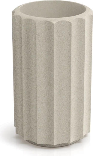 Bloempot Ethick RONA line high 28 cm zandkleurig