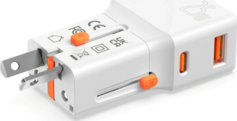 Snel laden 25 W met USB‑C PD en USB‑A QC