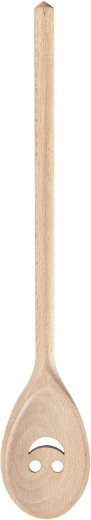 Houten lepel Face ovaal 30 cm