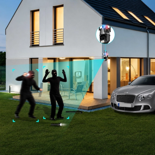 Bewegingsdetectie met alarm voor hogere veiligheid