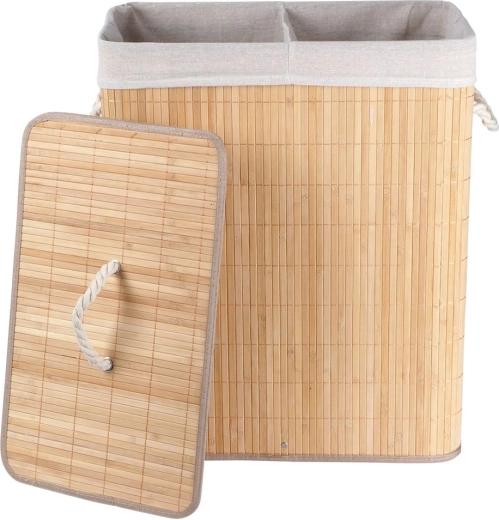 Inzet met twee compartimenten voor snel sorteren