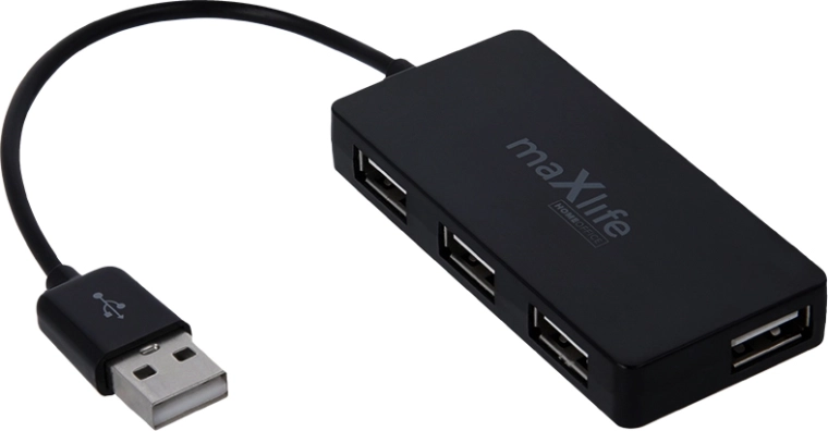4× extra USB-poorten