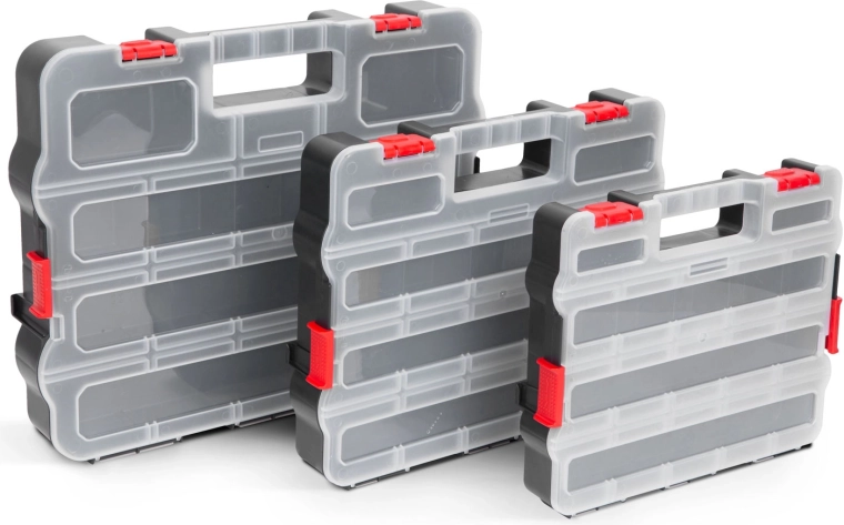 Koppelbare organizers voor eenvoudig transport