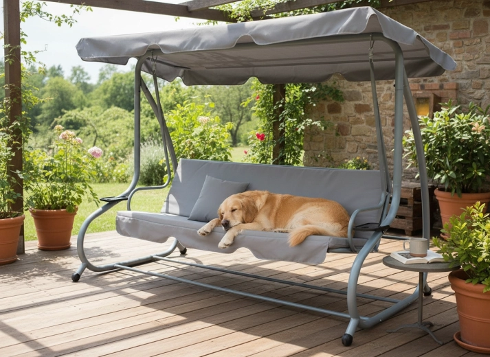 Verstelbaar zonnescherm en zachte bekleding