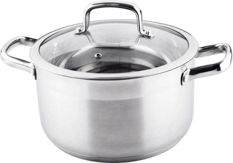 Lamart Prestige kookpan met glazen deksel 5,8 l