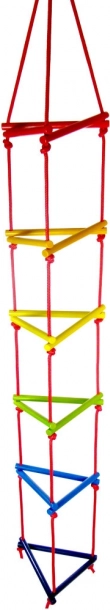 Hess kinder driekhoekige touwladder, 6 sporten