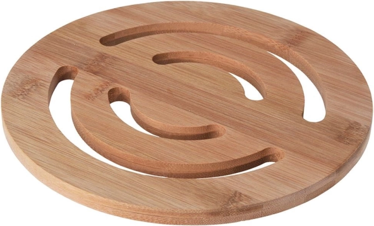 Bamboe onderzetter voor hete pannen 20 cm