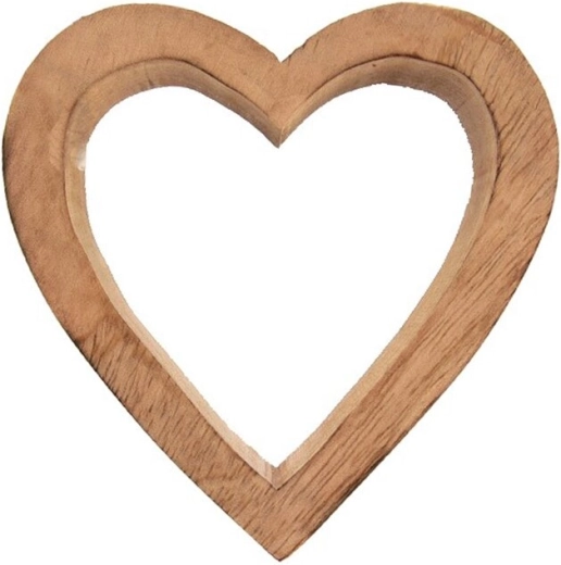 Mangohart – houten schaaltje/aflegbakje 10 cm
