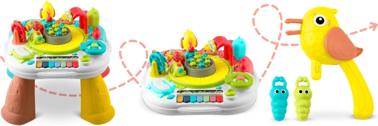 2-in-1: tafel en educatief bord