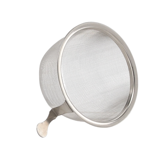 Geïntegreerde zeef voor losse thee