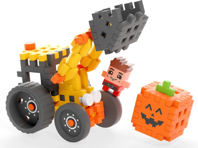 Bewegende arm en grote wielen