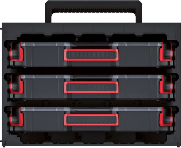 Drie afzonderlijke organizers voor maximaal overzicht