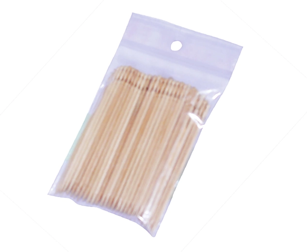 Decoratieve houten prikkers 6,5 cm (100 stuks)