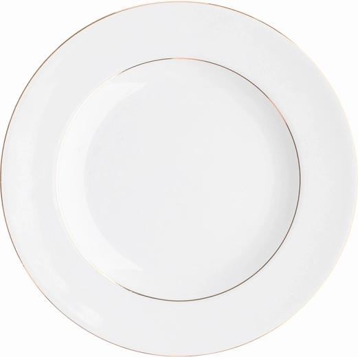 Ondiep bord 20 cm MariaPaula Klassiek – gouden lijn