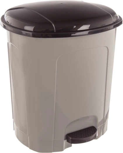 Pedaalemmer van UH-kunststof 11,5 l, koffieb bruin