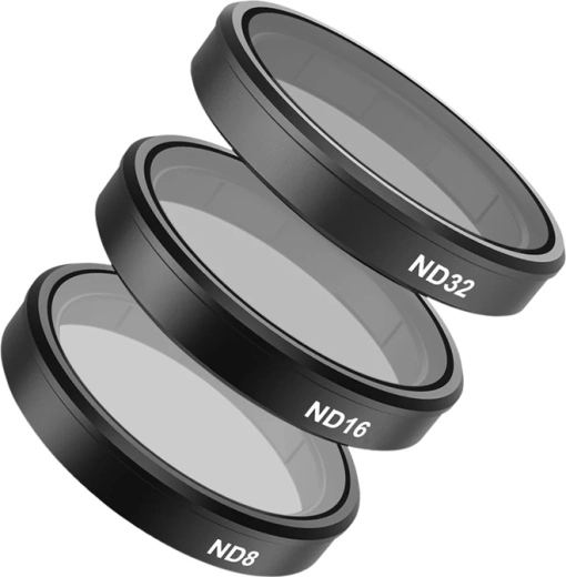 Set filters cpl en nd8/16/32 TELESIN voor DJI ACTION 5 PRO / ACTION 4 / ACTION 3